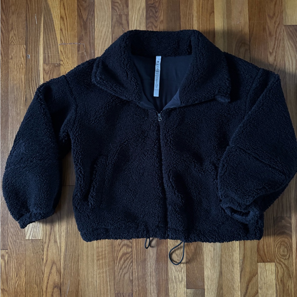 Lululemon Athletica Black Sherpa Jacket